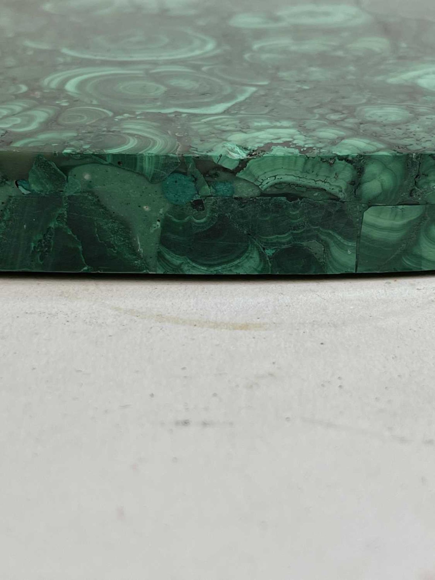 A near pair of malachite tabletops, - Image 44 of 55