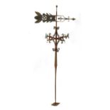 A cast-iron weathervane,