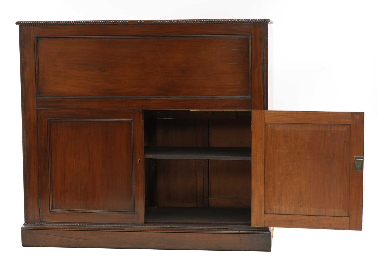 A large mahogany roll-top estate desk, - Image 6 of 7