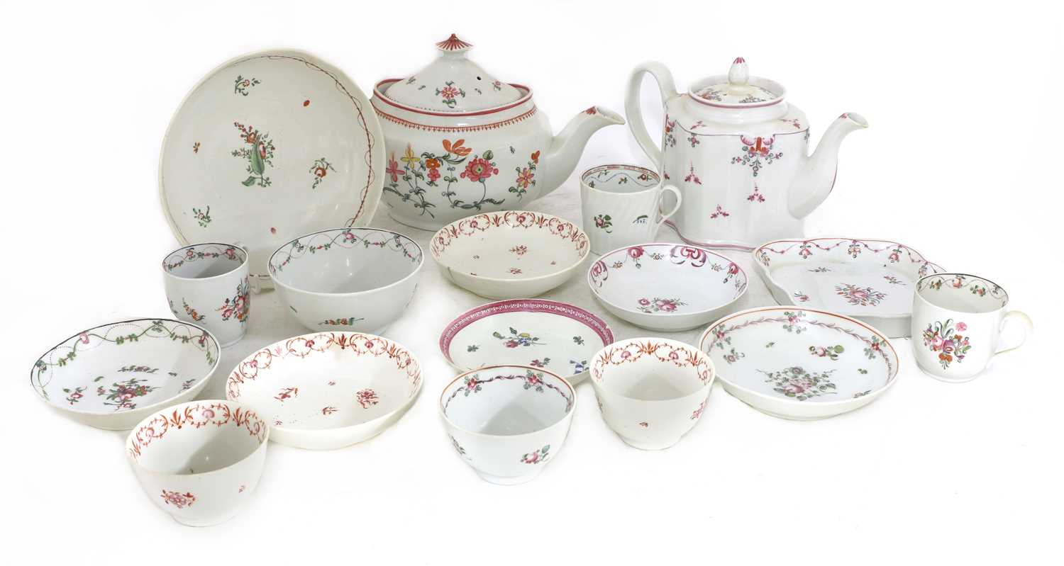 New Hall porcelain teawares,