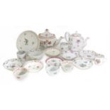 New Hall porcelain teawares,