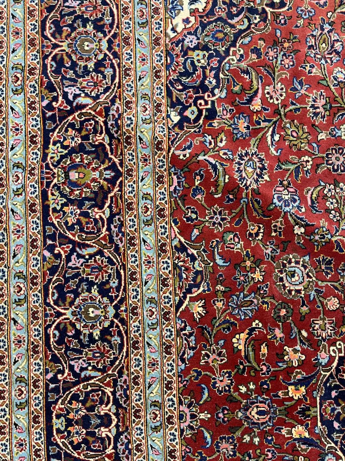 A Persian Kashan carpet, - Image 14 of 15