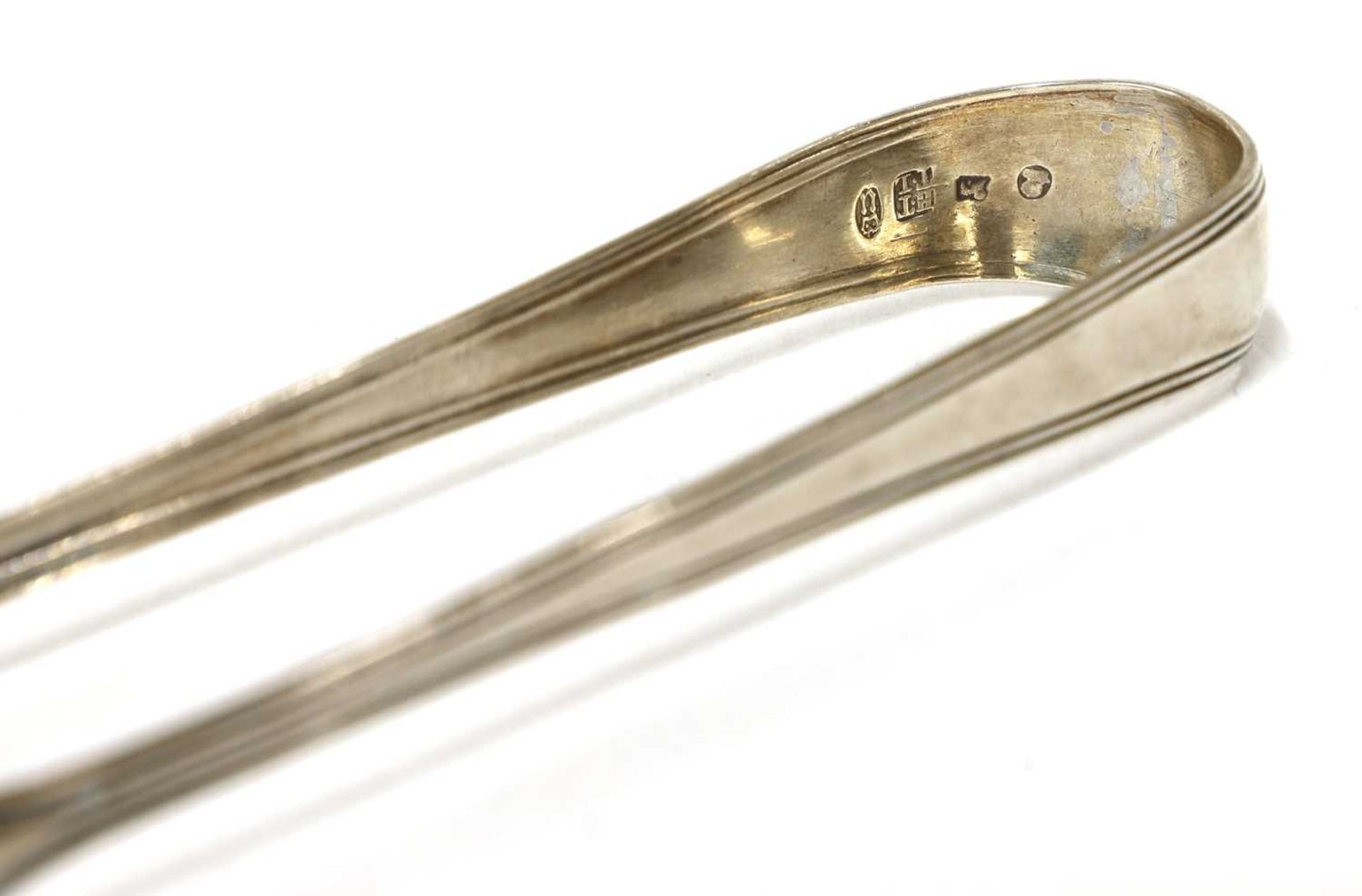 A pair of George III silver sugar tongs, - Image 12 of 28