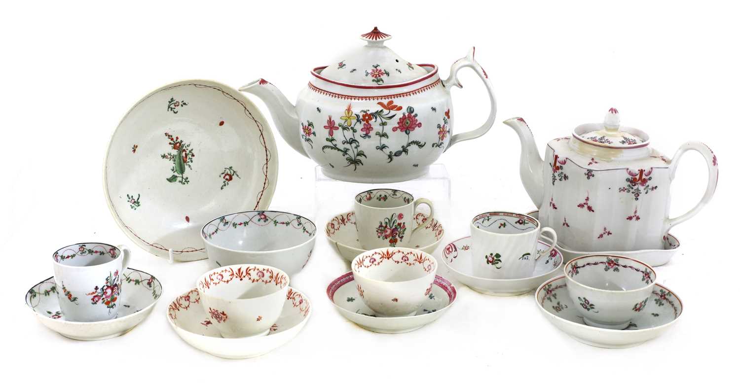 New Hall porcelain teawares, - Bild 2 aus 2