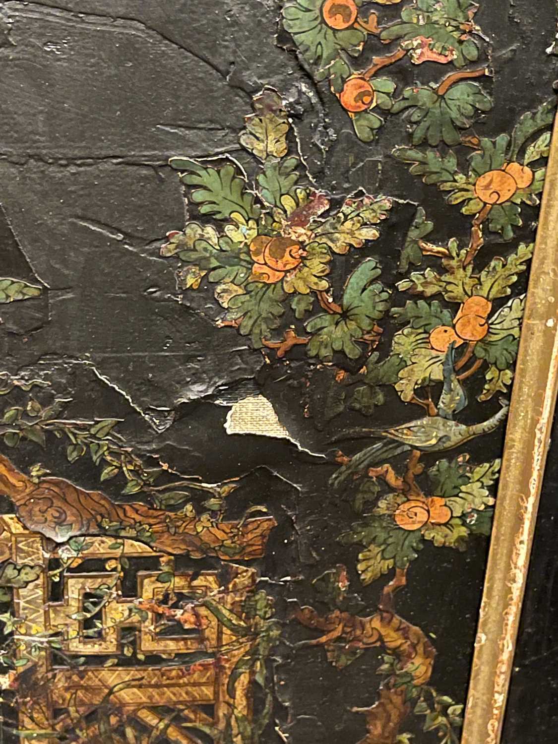 Four Victorian découpage panels, - Image 6 of 27