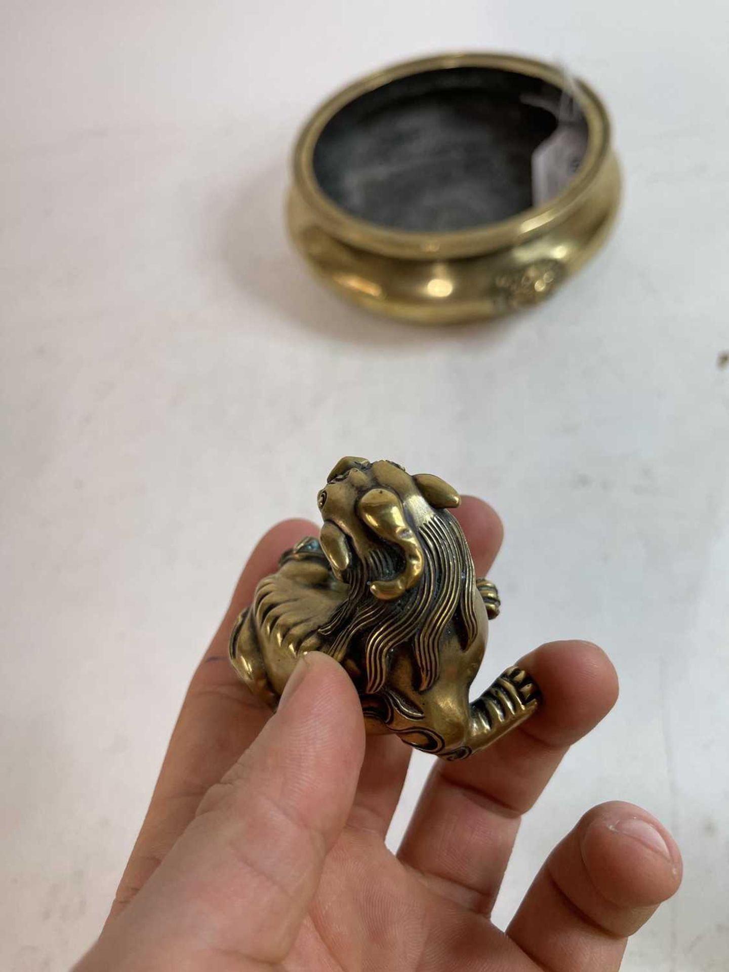 A Chinese bronze weight, - Bild 16 aus 21