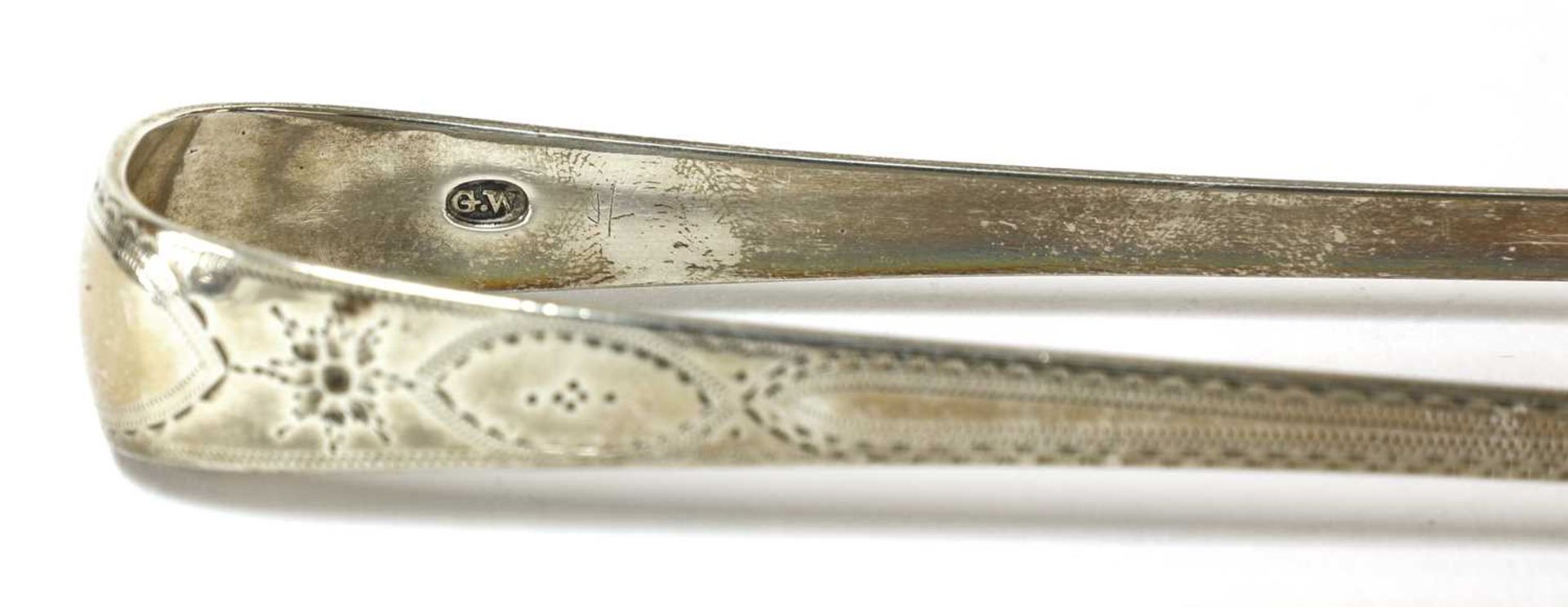 A pair of George III silver sugar tongs, - Image 8 of 33