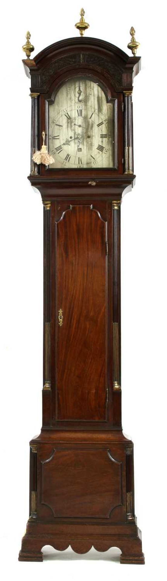 A mahogany longcase clock,