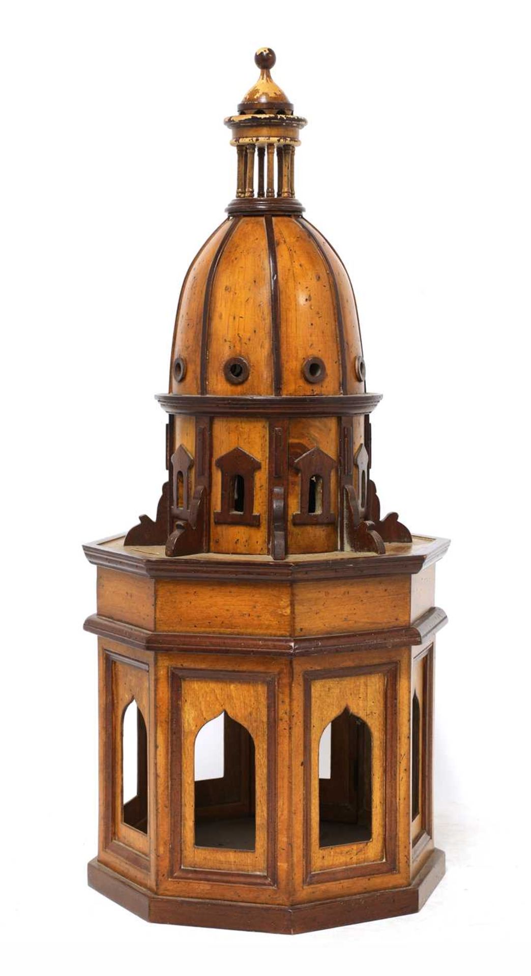 An architectural model dome and cupola,
