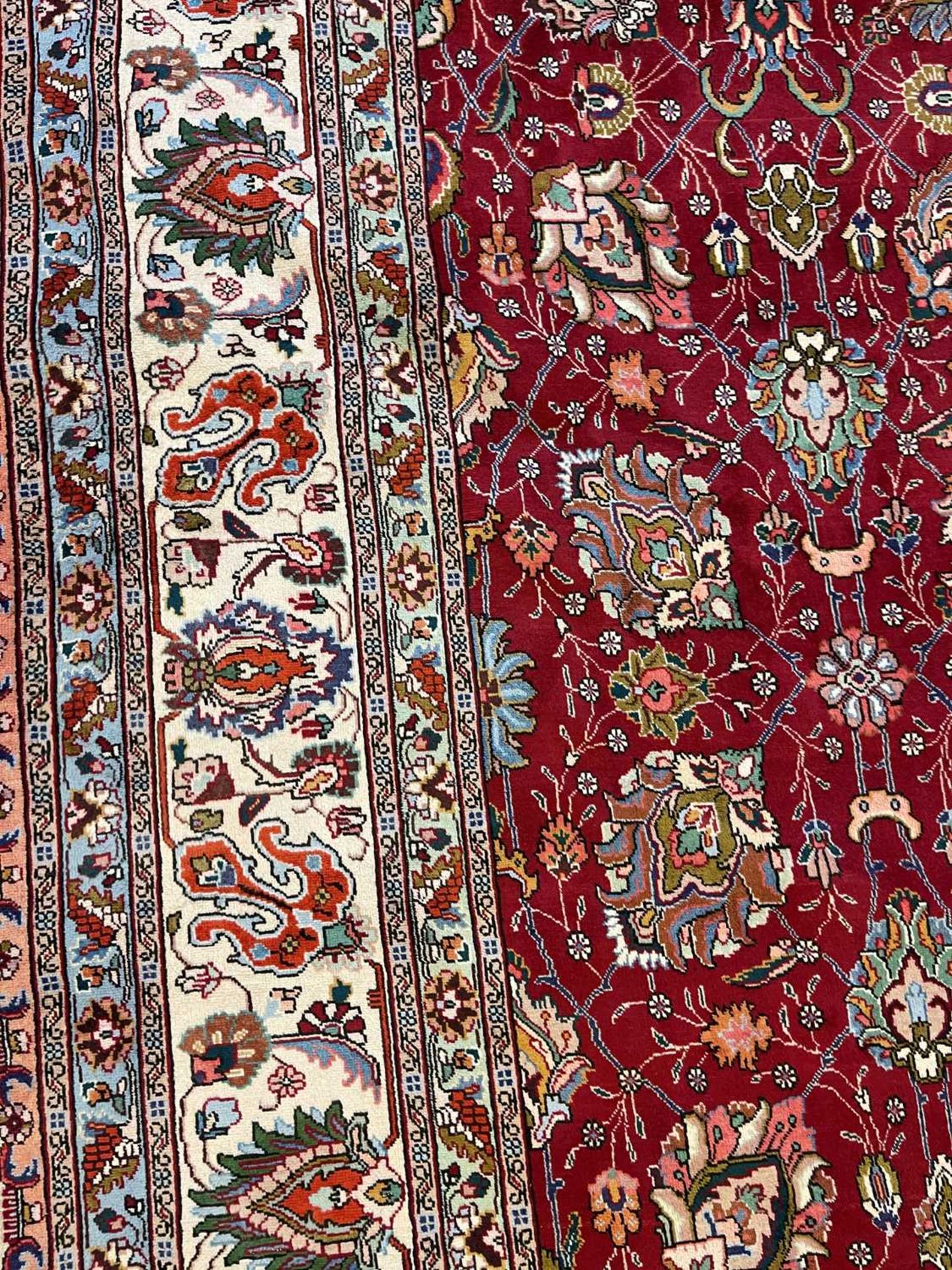 A Persian Tabriz carpet, - Image 15 of 16