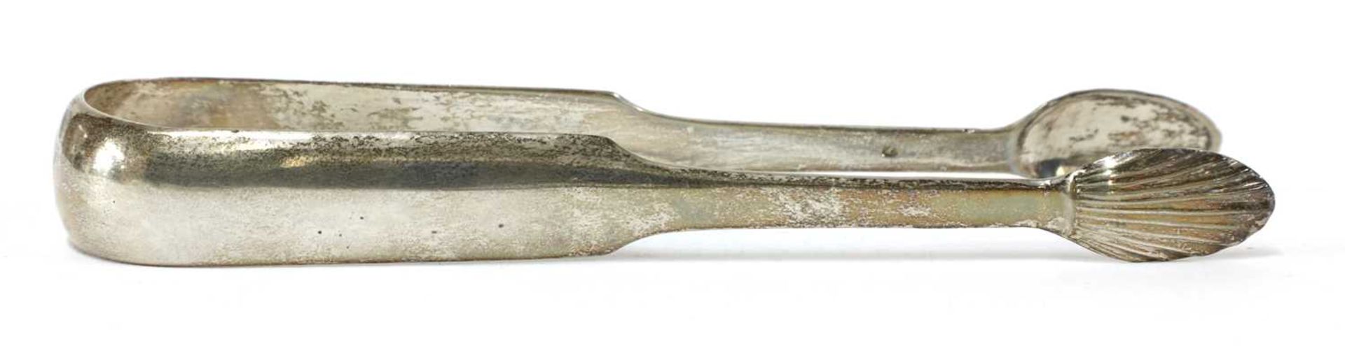 A pair of George III silver sugar tongs, - Image 2 of 28