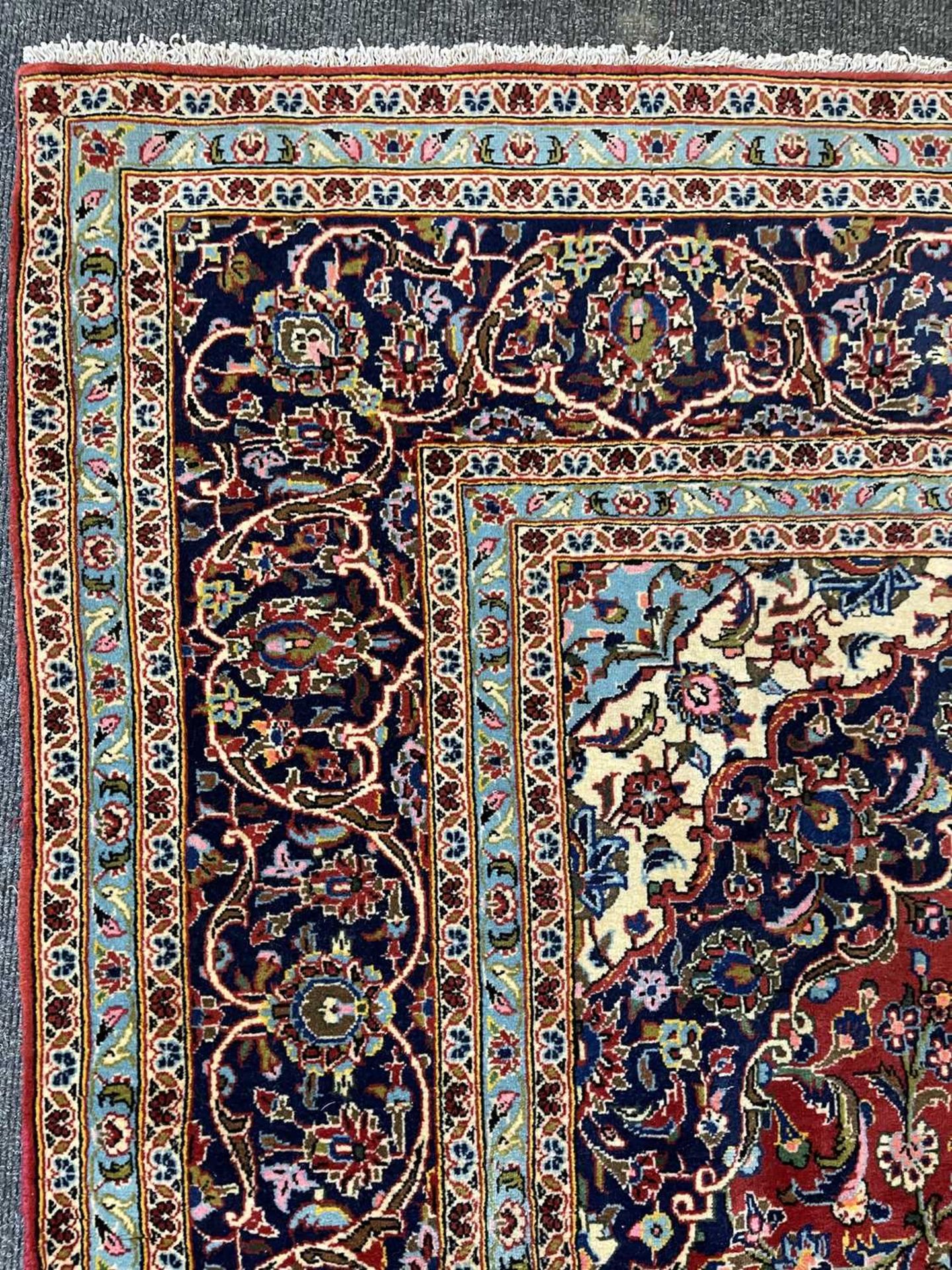 A Persian Kashan carpet, - Image 12 of 15