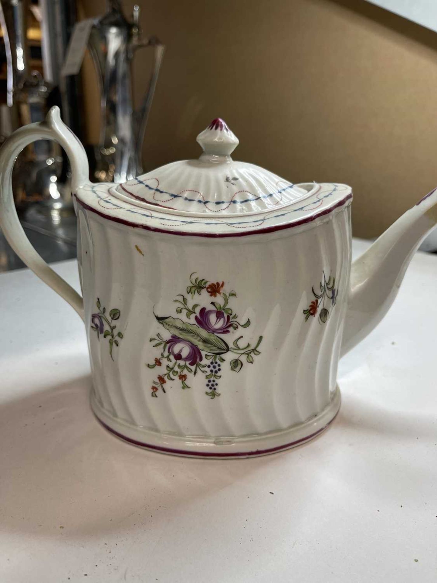 New Hall porcelain teawares, - Image 14 of 15