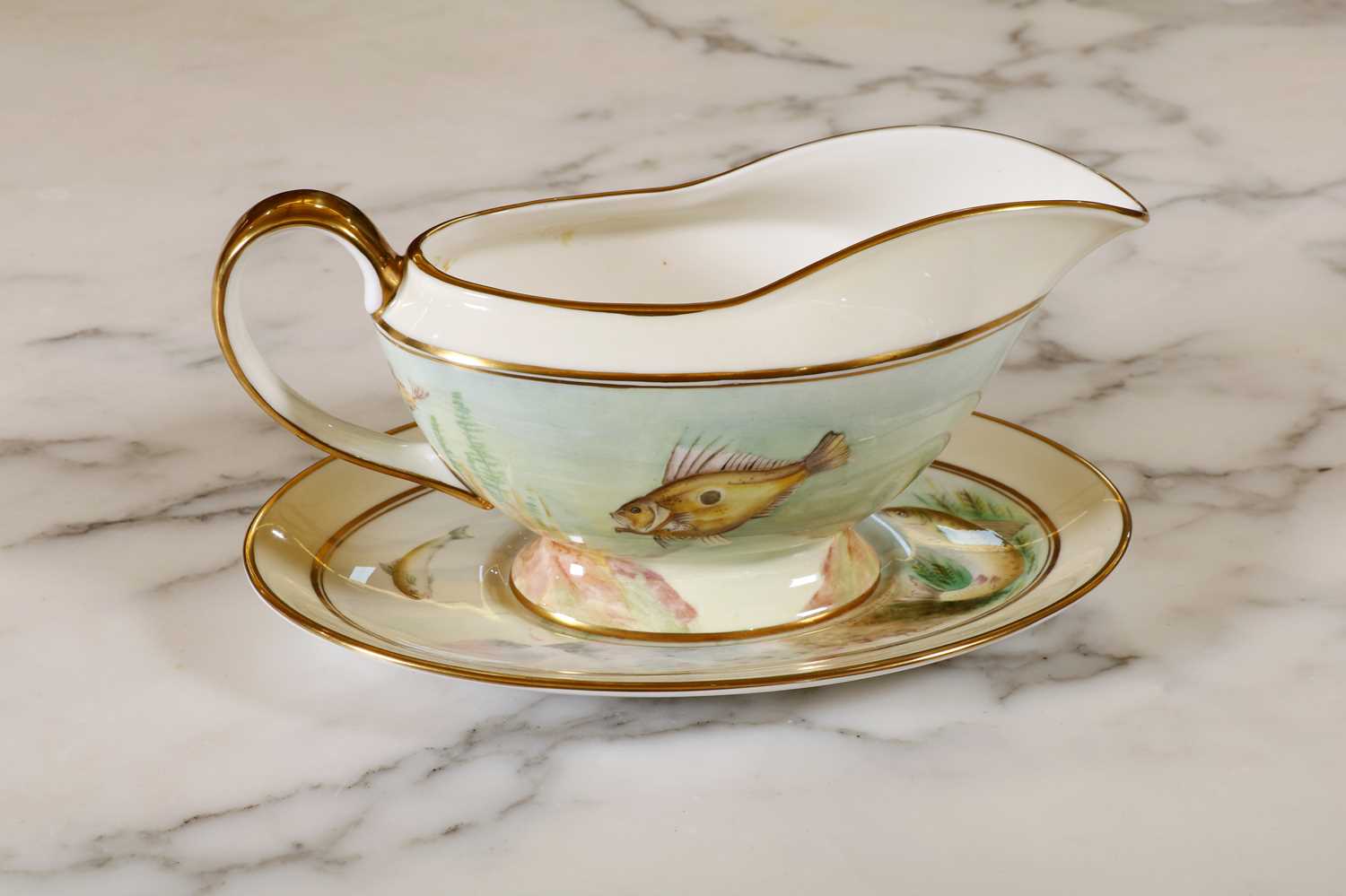 A Minton porcelain fish service, - Bild 14 aus 32