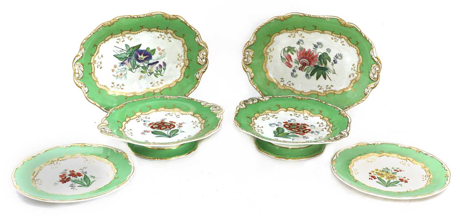 An extensive Wedgwood pottery dessert service, - Bild 2 aus 4