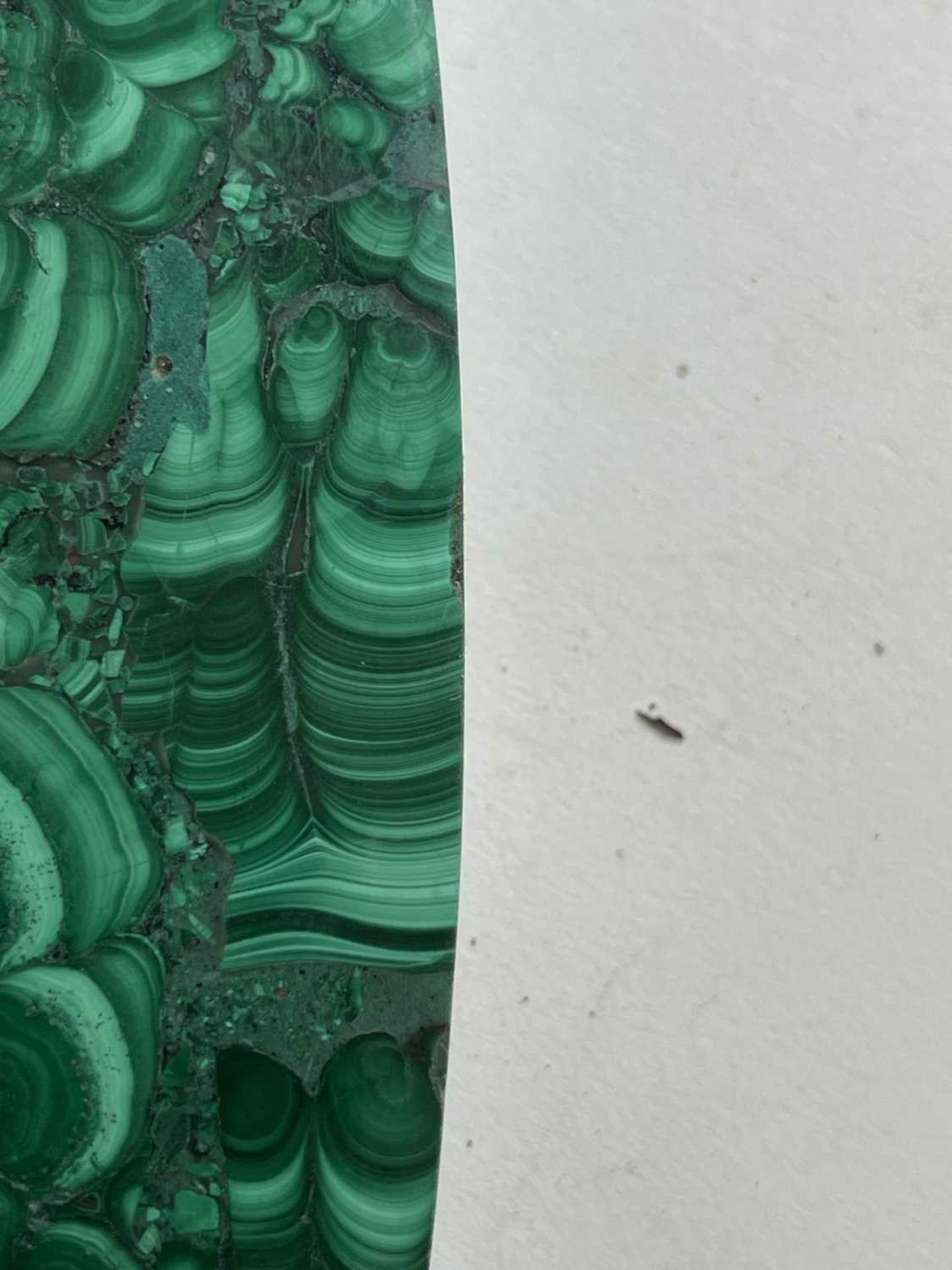 A near pair of malachite tabletops, - Image 36 of 55
