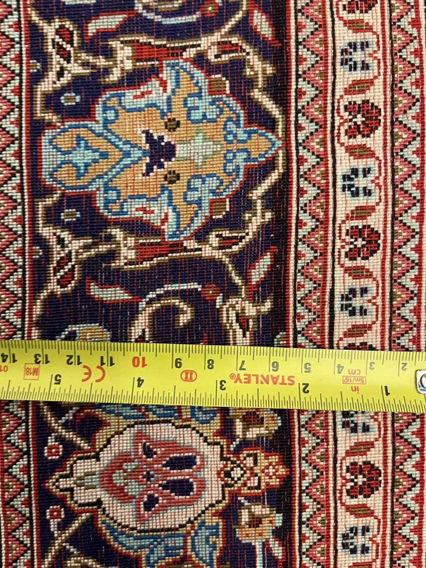 A Persian Kashan carpet, - Image 3 of 18