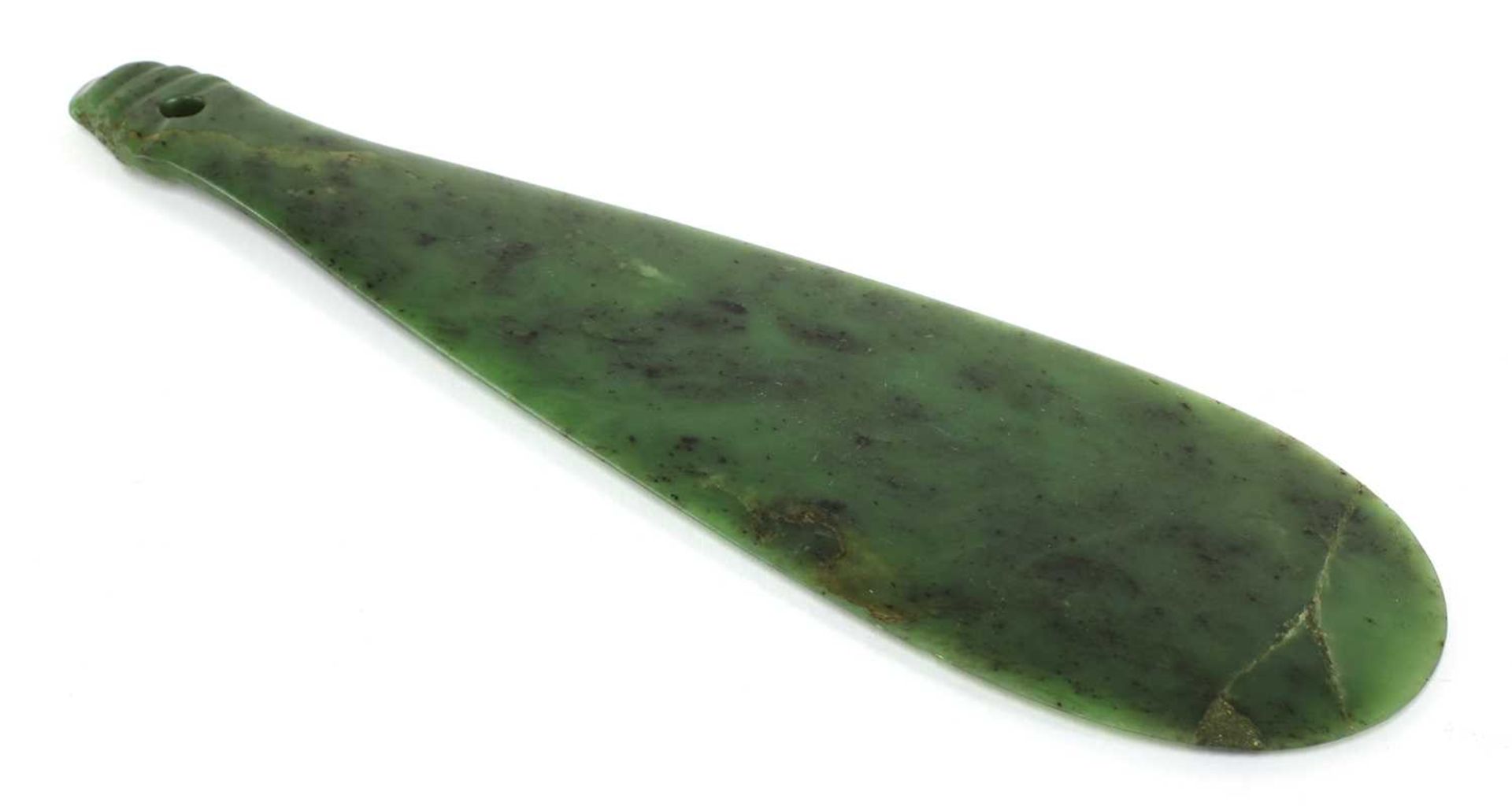 A Maori mere pounamu hand club - Bild 18 aus 20