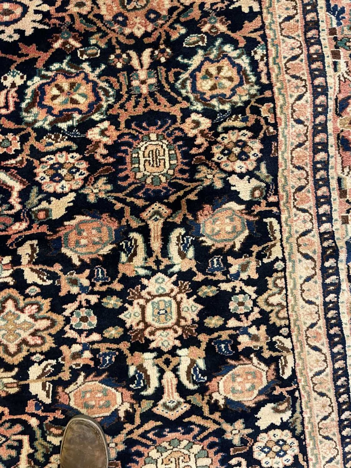 A Persian Bidjar carpet of Mahi design - Image 4 of 30