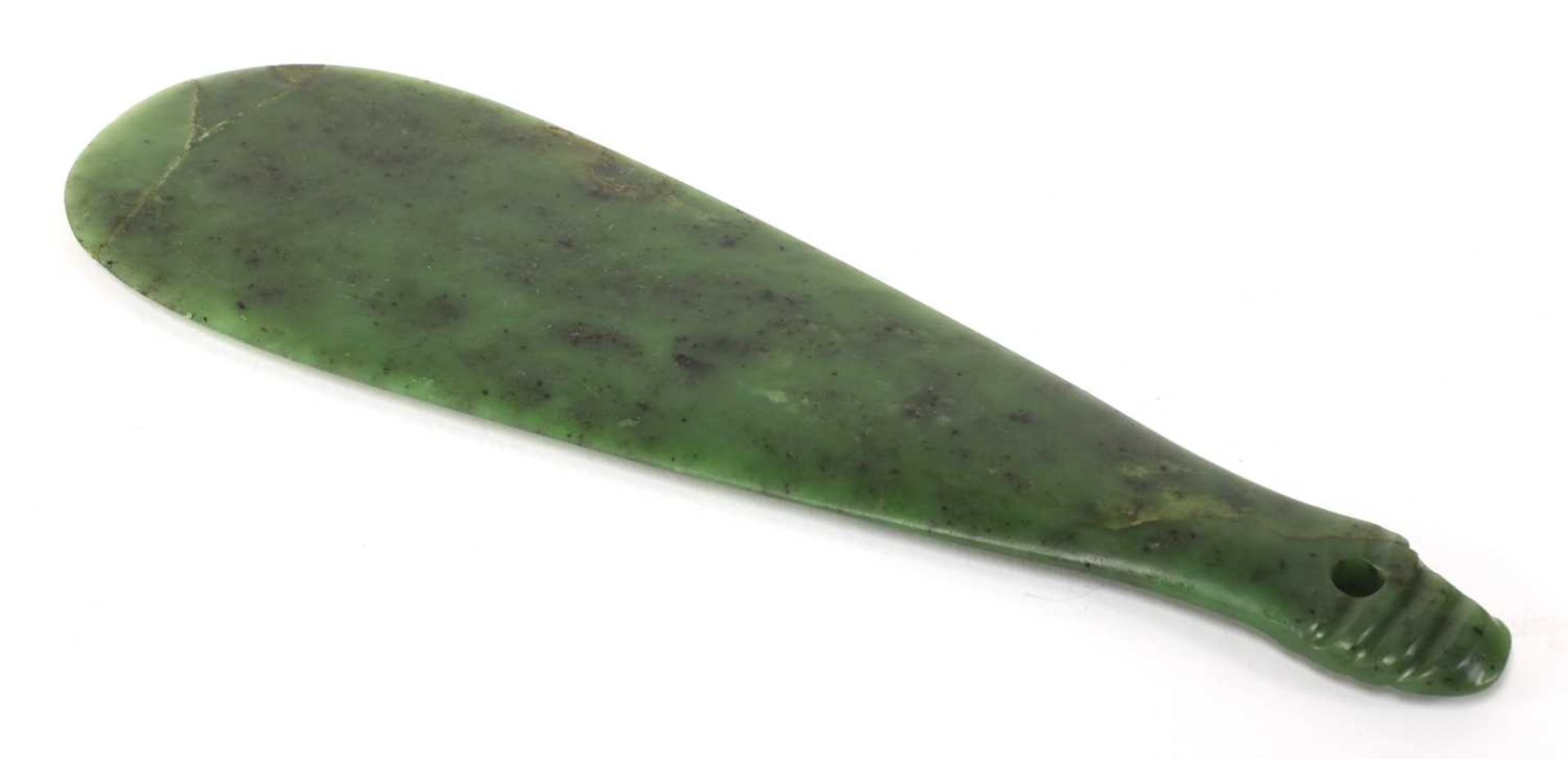 A Maori mere pounamu hand club - Bild 15 aus 20