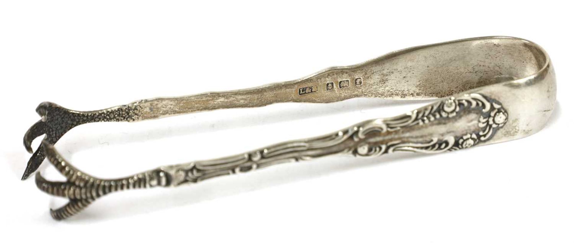 A pair of George III silver sugar tongs, - Image 25 of 28
