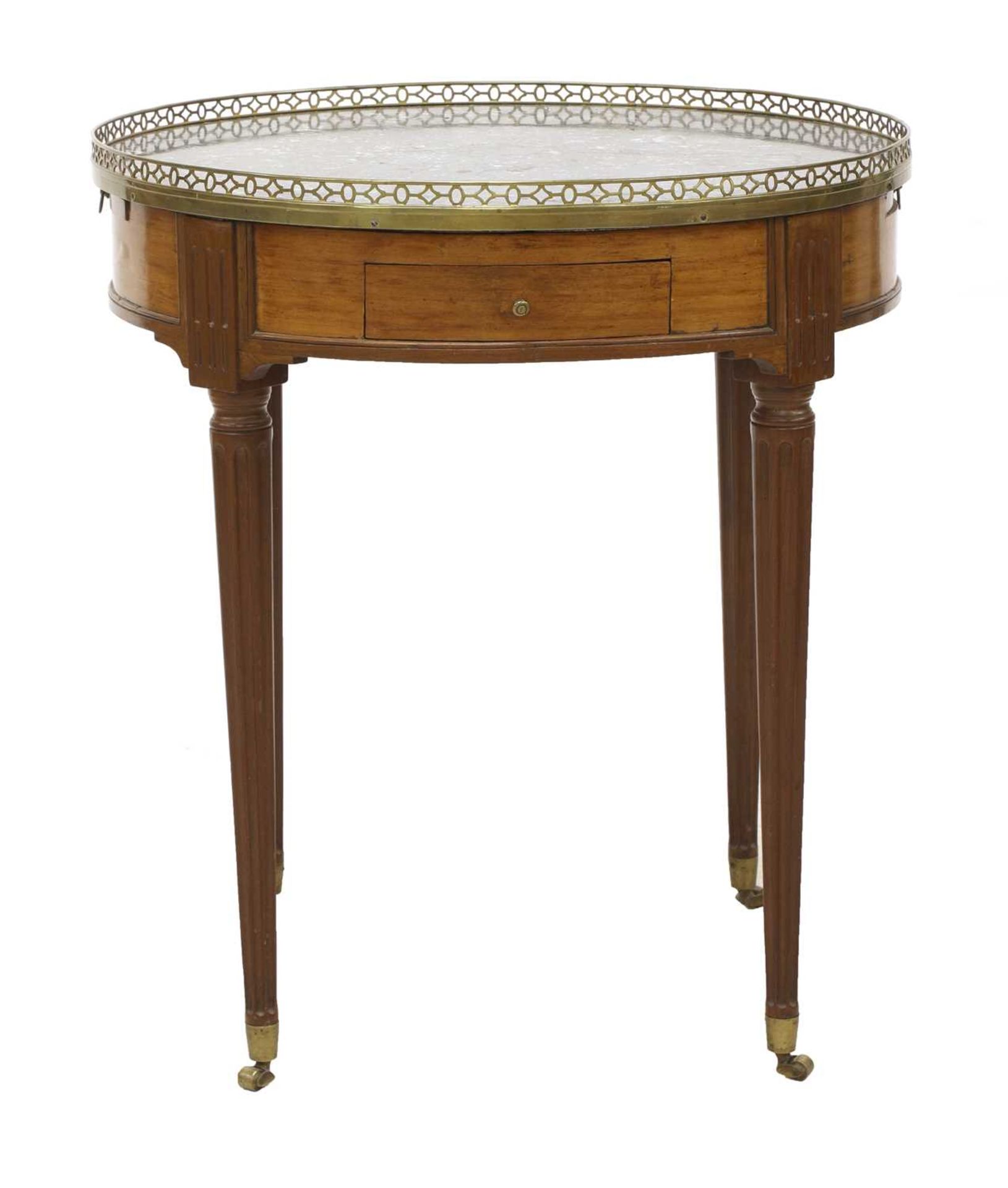 A French mahogany occasional table,