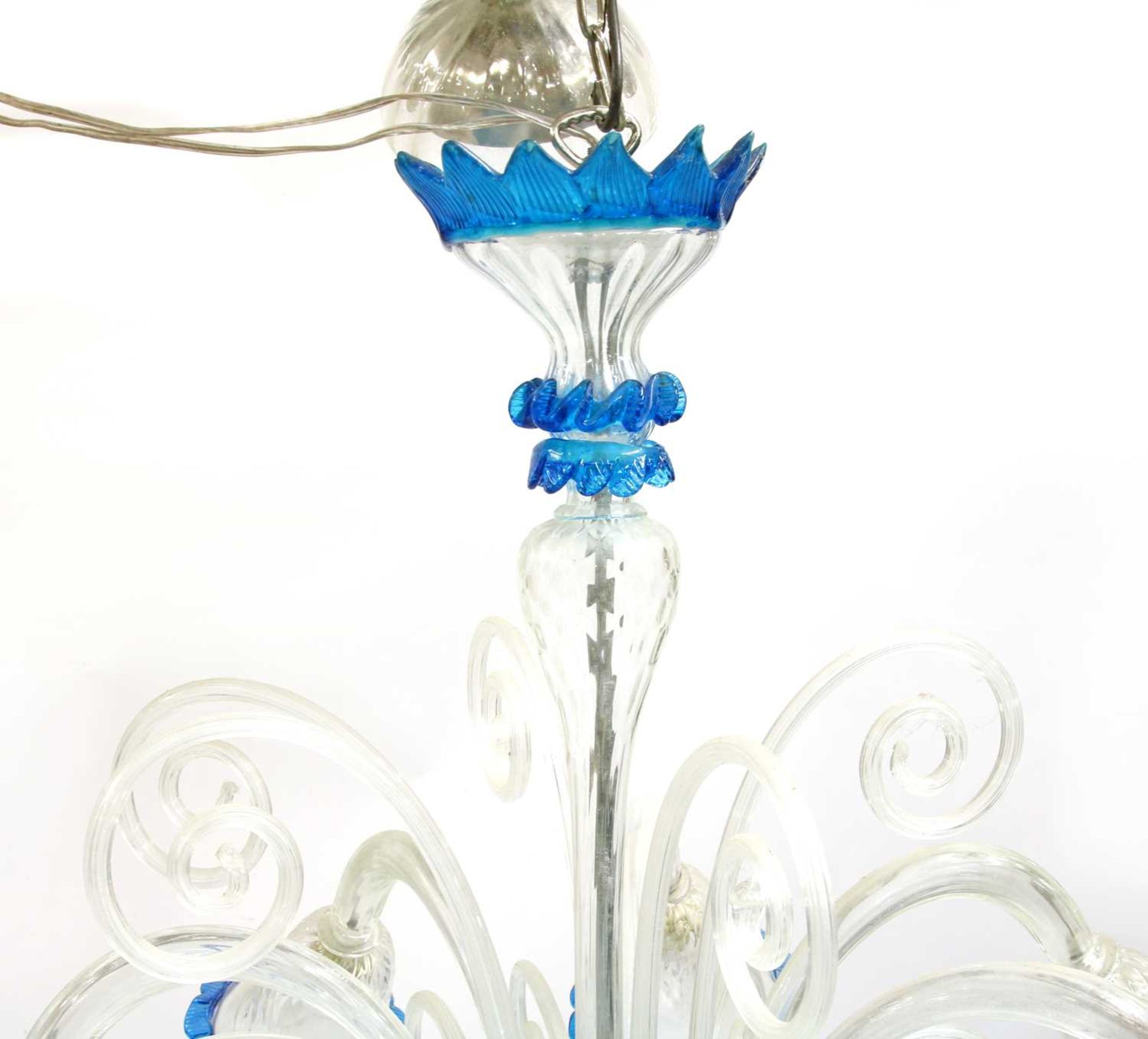 A Murano glass chandelier, - Image 2 of 5