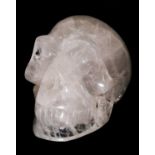AN EXCEPTIONALLY LARGE CRYSTAL SKULL,