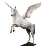 A TAXIDERMY ALICORN,