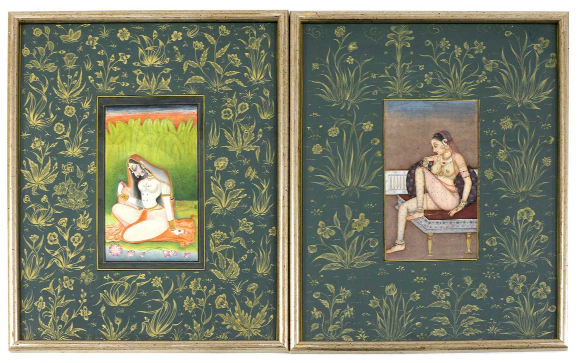 INDIAN EROTIC GOUACHES,