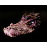 AMETHYST DRAGON SKULL,