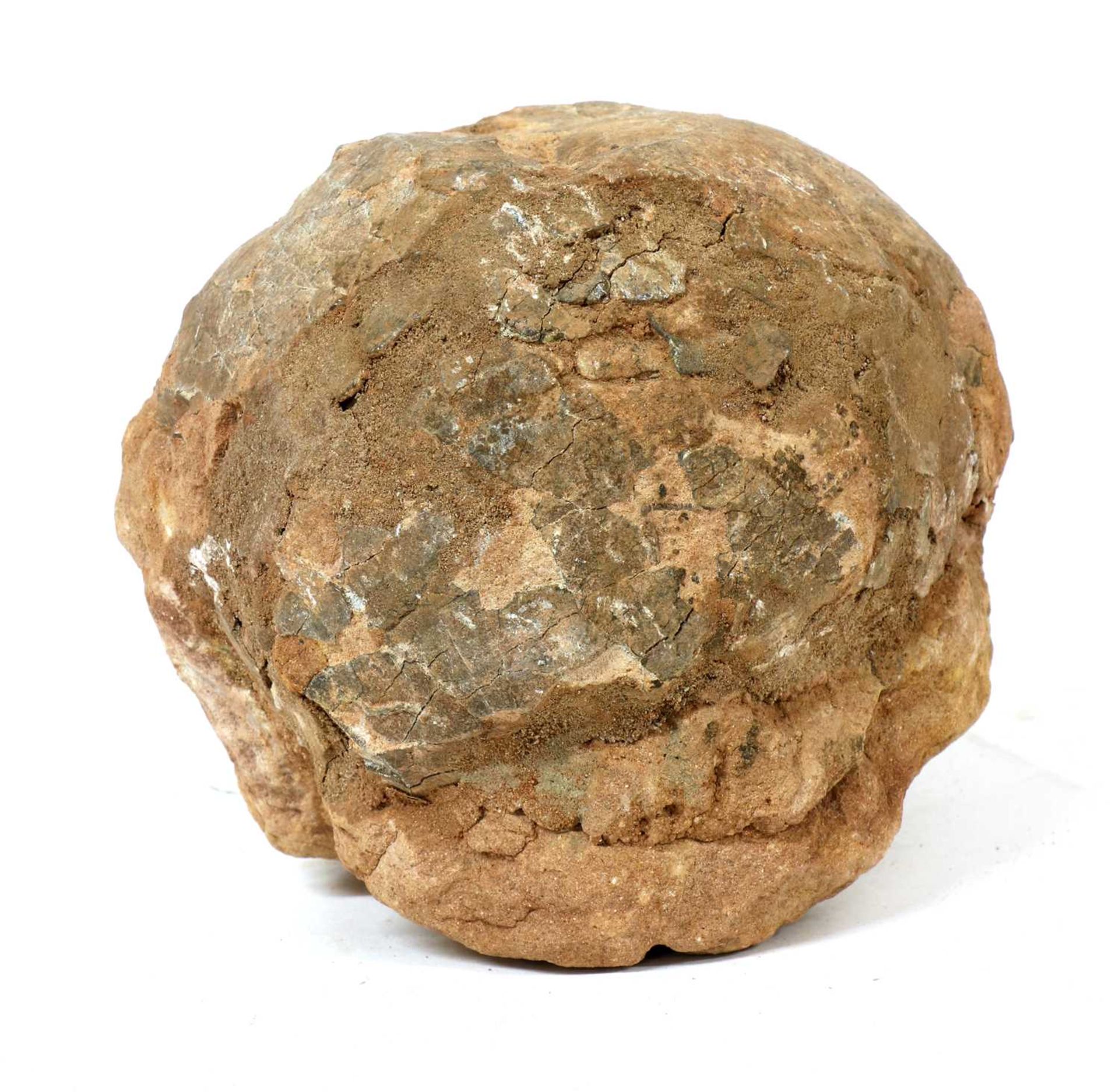 FOSSILISED DINOSAUR EGG, - Image 3 of 3