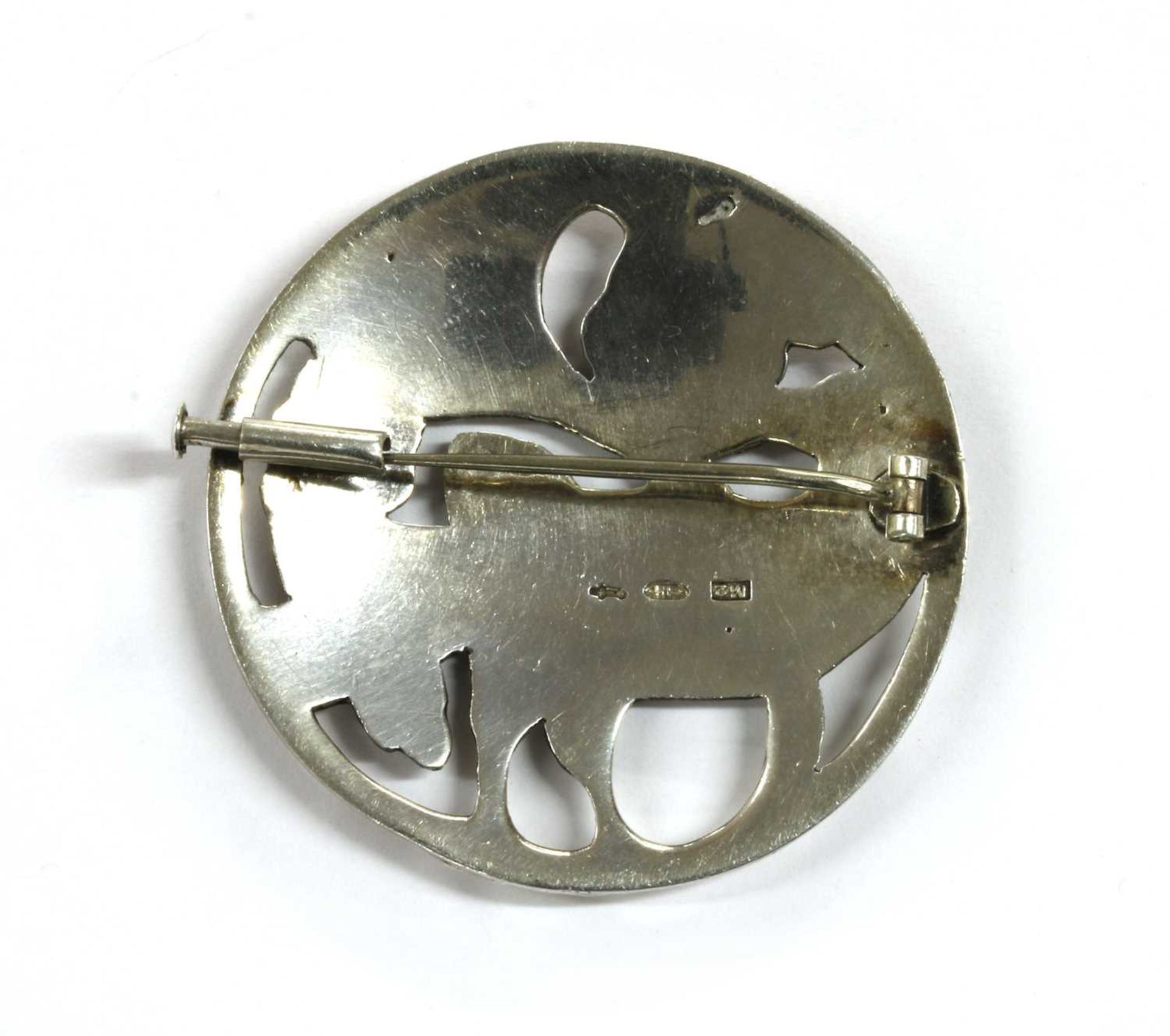 A Dutch silver brooch, by Hooijkaas, - Image 2 of 2