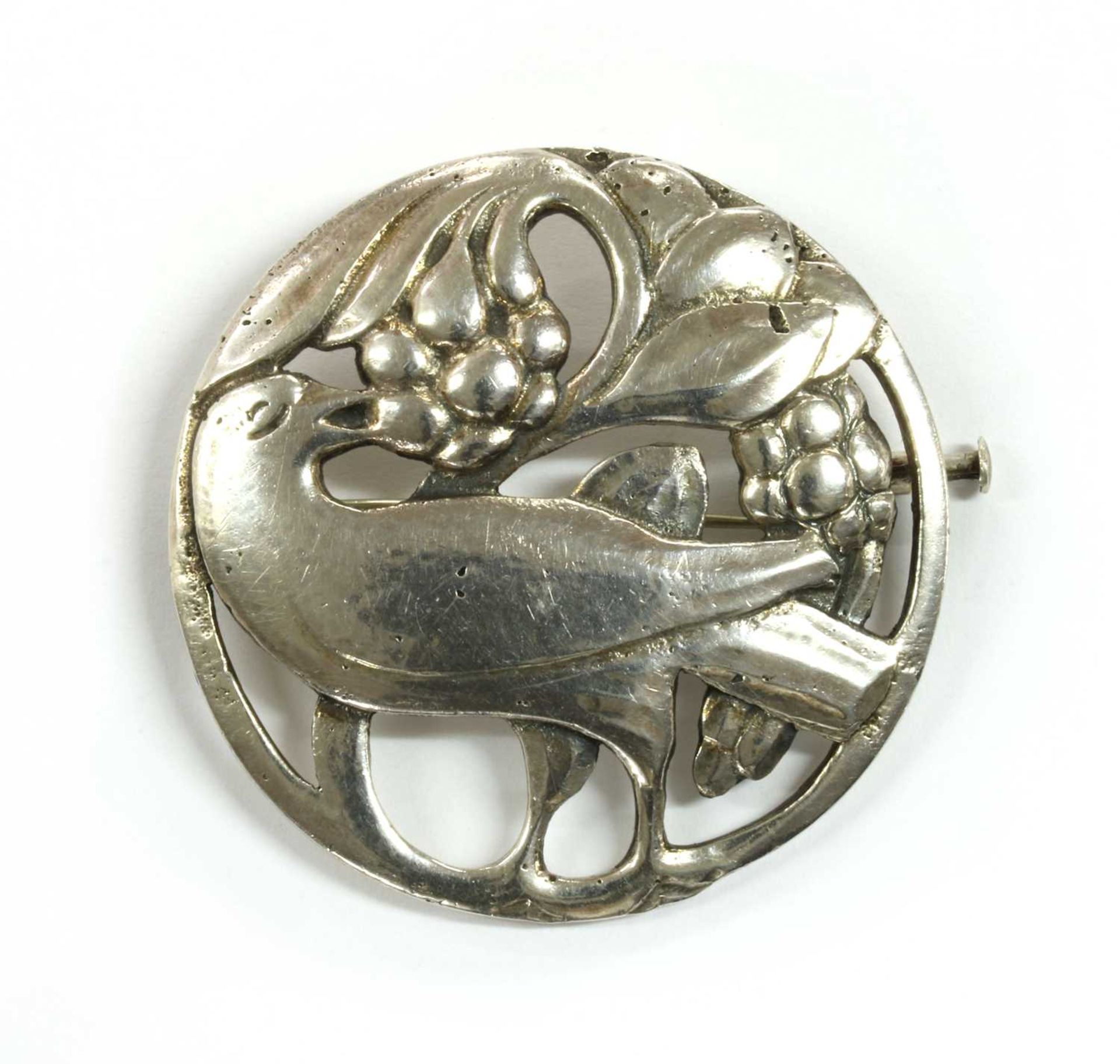 A Dutch silver brooch, by Hooijkaas,