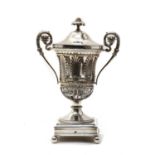 A French Empire period silver confiturier,