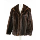 A mink short jacket,