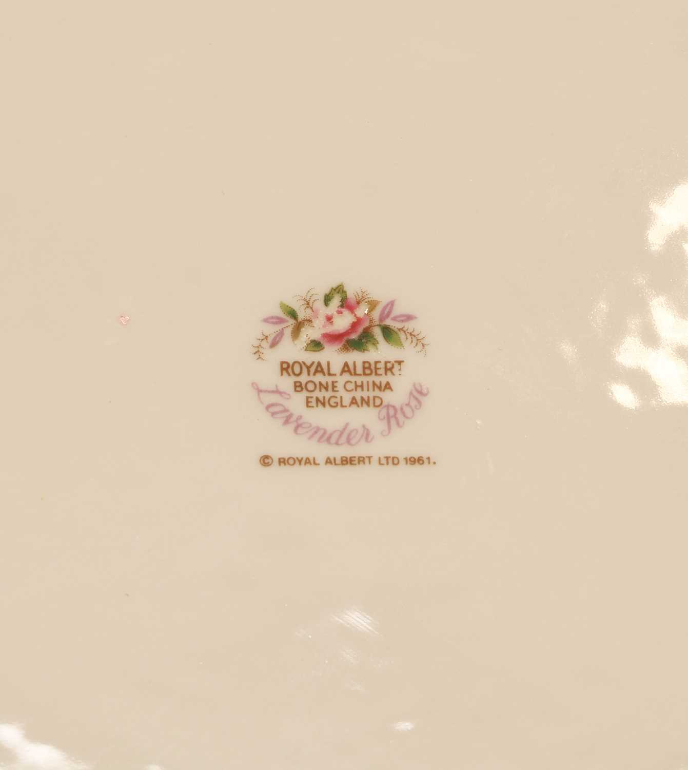 A Royal Albert 'Lavender Rose' dinner service, - Image 2 of 3