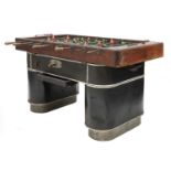 An Art Deco French tabletop football game,