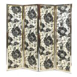 An Italian folding screen,