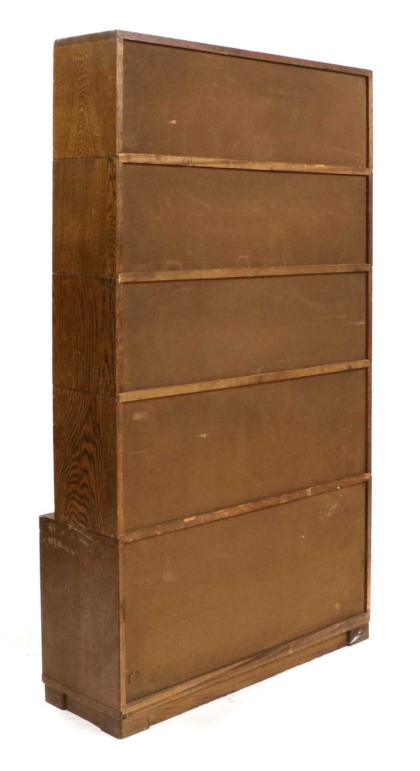 A five-tier oak bookcase, - Image 2 of 3