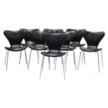 A set of eight 'Series 7' chairs,