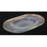 A Lalique 'Medici' opalescent glass dish,