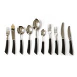 An eight-setting Mappin & Webb cutlery canteen,