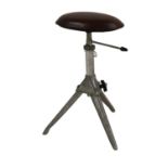 An industrial stool,