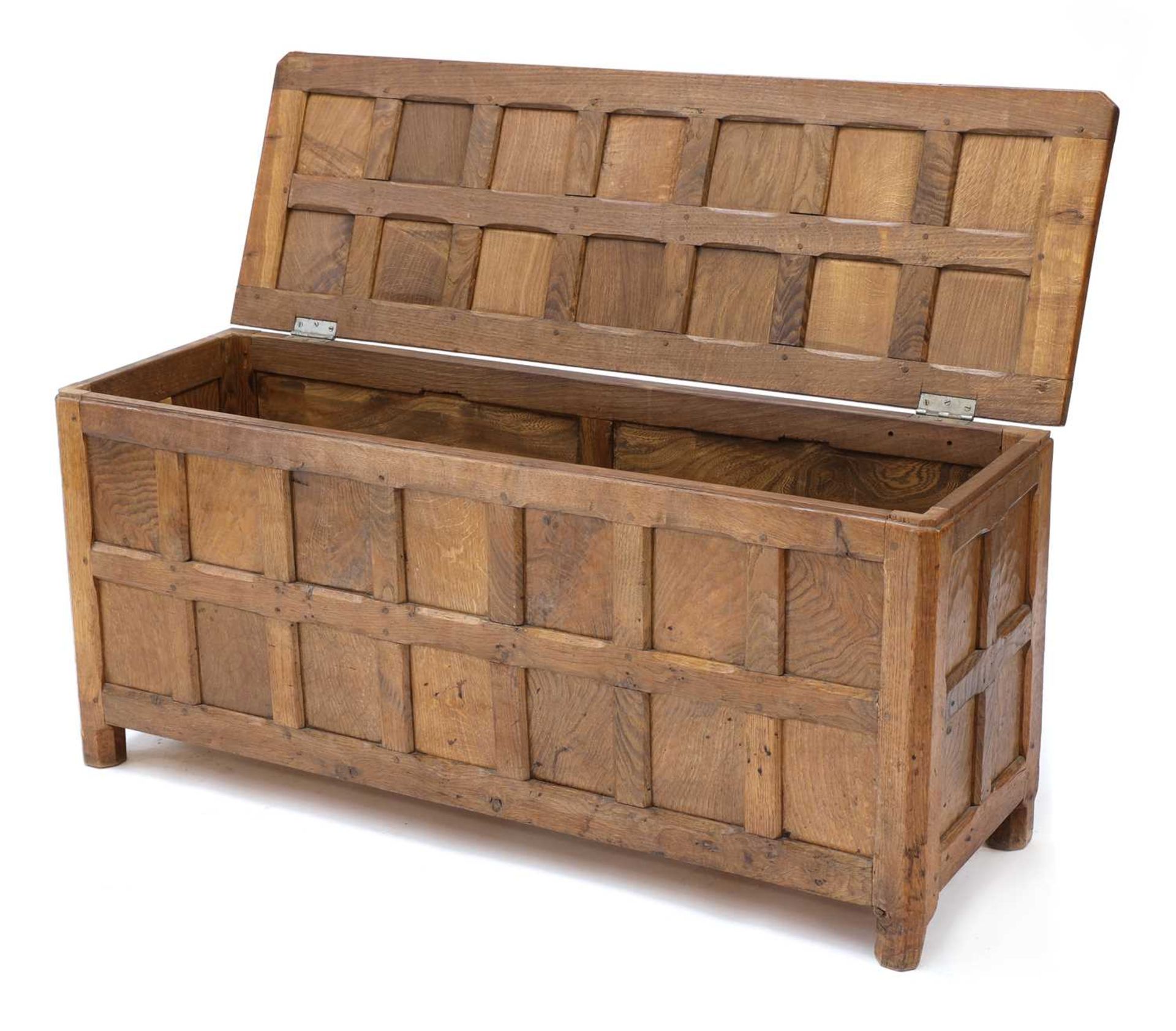 An oak blanket chest, - Image 2 of 5