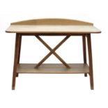 A Gordon Russell oak side table,