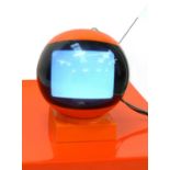 A JVC Videosphere television,