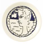 A Seyei porcelain plate,