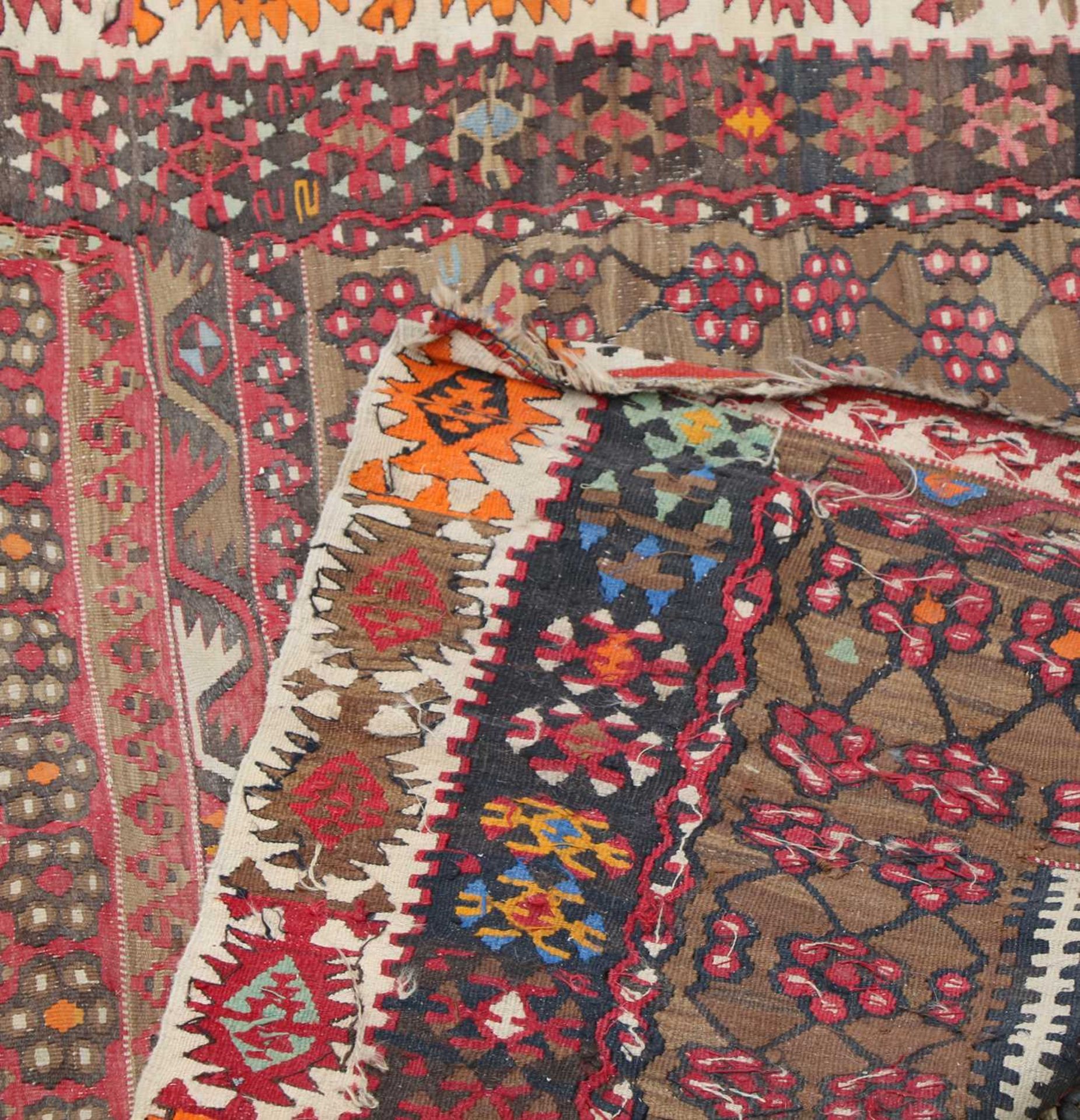 Three Kelim rugs, - Image 4 of 7