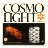 A 'Cosmo Light Model 5' pendant light,